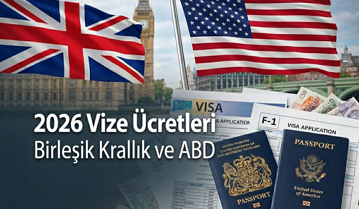 Vize Ücreti 2026 Schengen, İngiltere ve ABD Güncel Fiyatlar